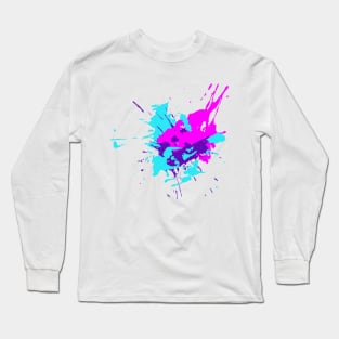 Droped colored blots Long Sleeve T-Shirt